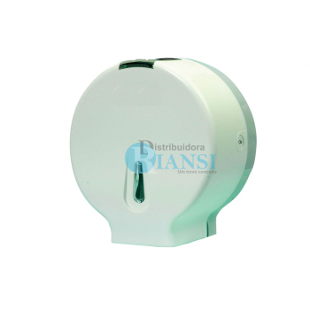 Dispenser para Papel Higinico Rolo de 300 a 600 metros, Branco Trilha